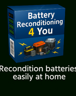 Restore Dead Batteries Easily with Battery Reconditioning 4 You™!