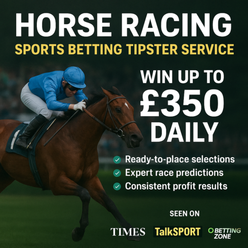 Horse Racing Tipster Service – Win Up to £350 Daily in Just 5 Minutes!