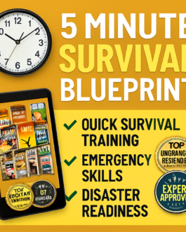 Stay Prepared in Just 5 Minutes a Day with This Survival Blueprint1