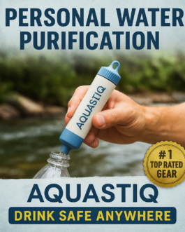 Stay Hydrated Anywhere — Aquastiq Personal Water Purifier!