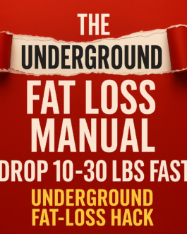 Unlock Rapid Fat-Loss: Drop 10–30 lbs with the Underground Manual!