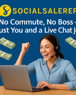 Perfect Remote Job for Students, Moms & Freelancers – Live Chat!