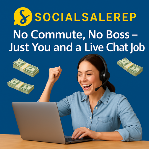 Perfect Remote Job for Students, Moms & Freelancers – Live Chat!