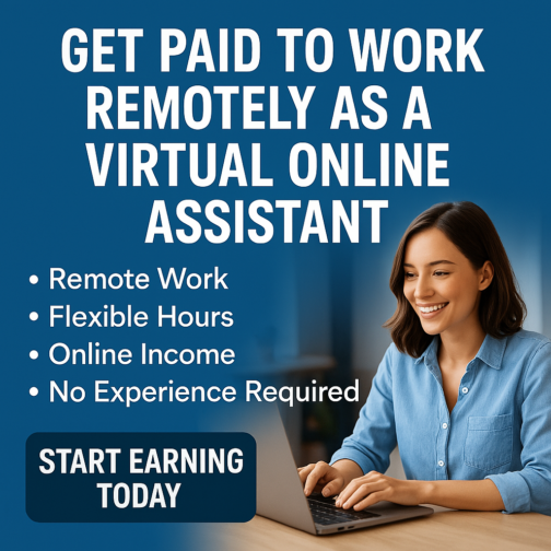 Turn Your Free Time into Income as a Virtual Assistant!