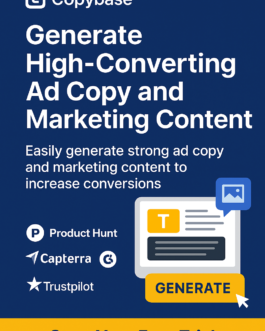 Create High-Converting Ad Copy Instantly with Copybase.io – No Monthly Fees!