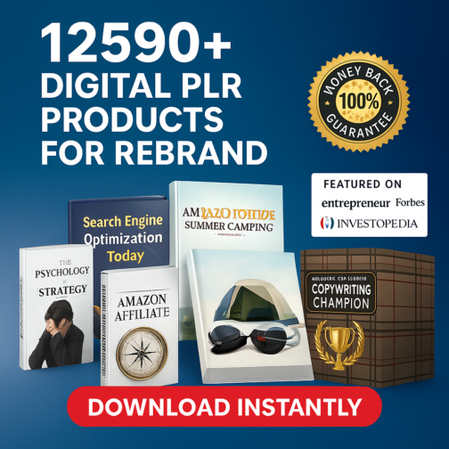 Access 12,590+ Rebrandable PLR Products Now with IDPLR!