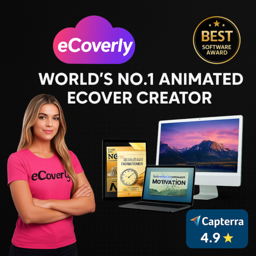 Create 3D Animated eCovers in 60 Seconds with eCoverly!