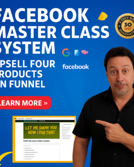 Master Facebook Ads with Funnel Upsells – HD Training Included!