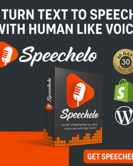 Speechelo: Create Human-Like Voiceovers in 3 Clicks — No Robots!