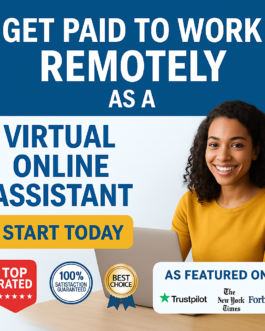 Start Remote Work Today as a Virtual Online Assistant—Flexible, Paid Task-Based Income!