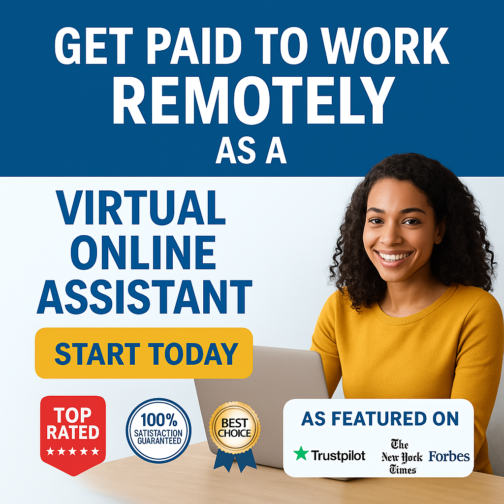 Start Remote Work Today as a Virtual Online Assistant—Flexible, Paid Task-Based Income!