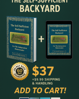Build Your Self-Sufficient Backyard – Food, Energy & Survival Guide!