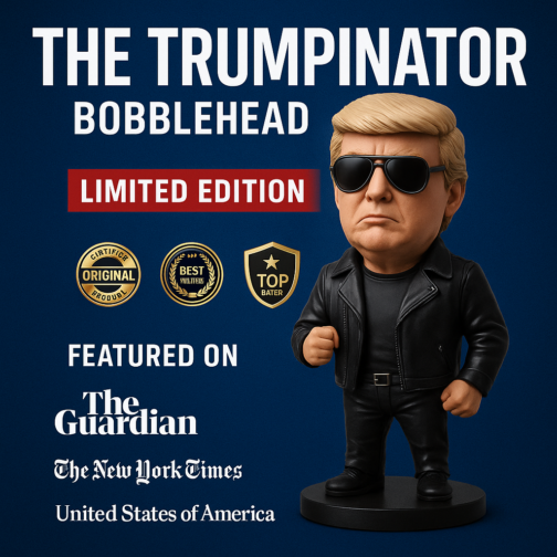 Trumpinator Collectible Bobblehead – Limited-Edition Resin Figurine!