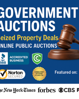 Unlock Exclusive Wins: GovernmentAuctions for Seized, Real Estate & More!