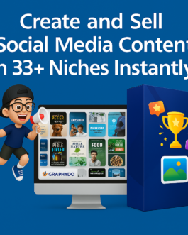 Start Profitable Social Media Agency Today With Graphydo Toolkit!