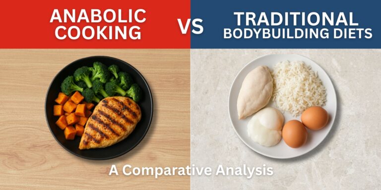 Read more about the article Anabolic Cooking vs. Traditional Bodybuilding Diets: A Comparative Analysis