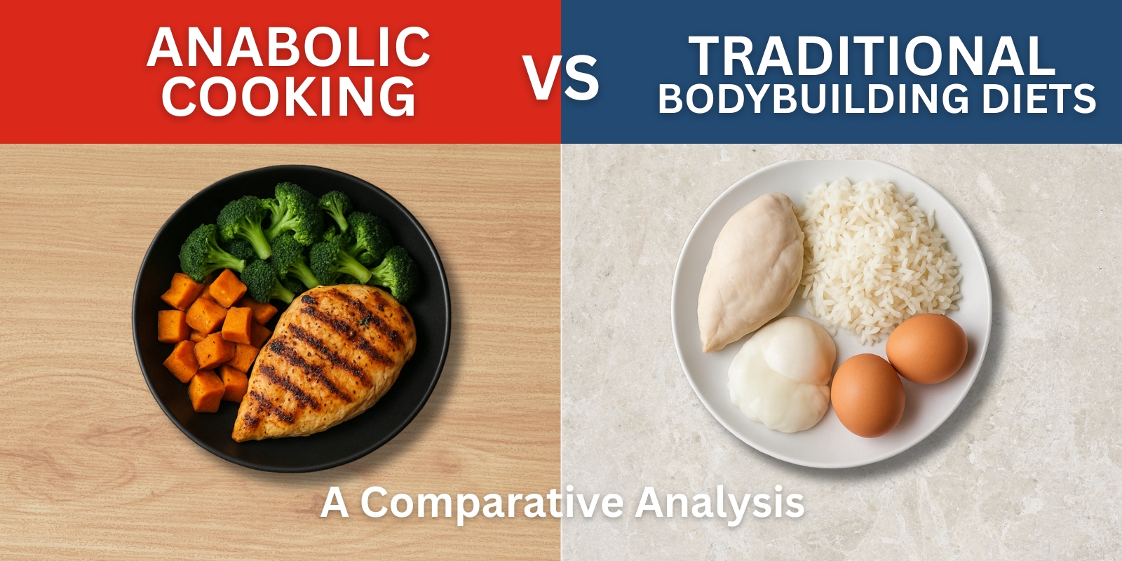 You are currently viewing Anabolic Cooking vs. Traditional Bodybuilding Diets: A Comparative Analysis