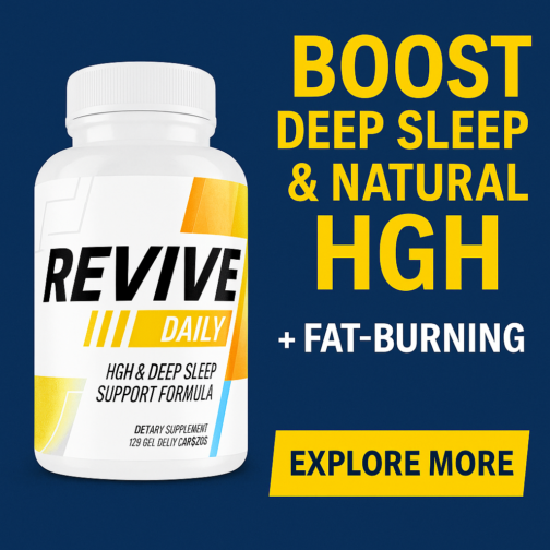 Revive Daily – Sleep Deeper, Burn Fat, Look Younger Naturally!