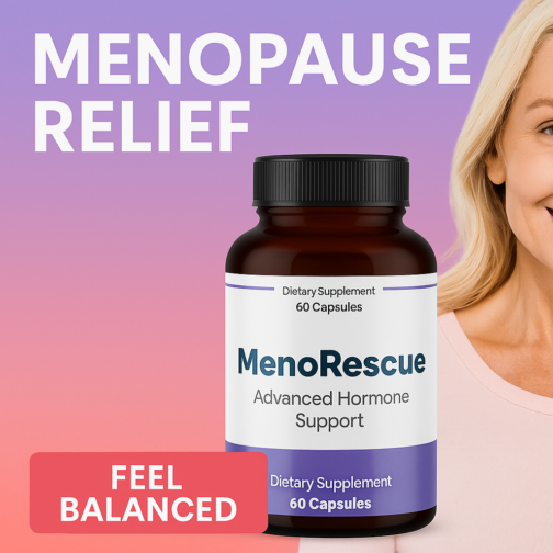 MenoRescue: Natural Menopause Support for Balance, Calm, and Relief!
