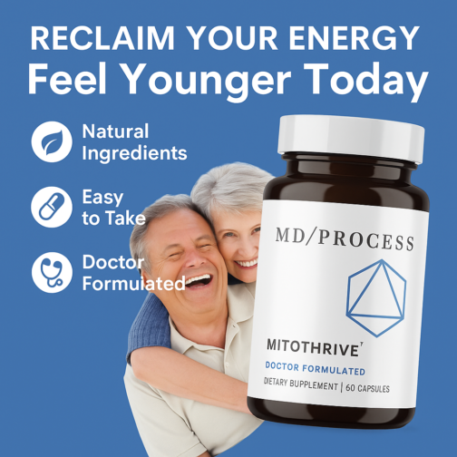 Unlock Youthful Energy Naturally with MitoThrive’s Mitochondrial Power Boost!