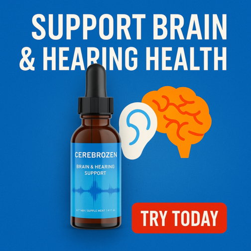 CerebroZen – Advanced Brain and Hearing Support for Clarity & Focus!