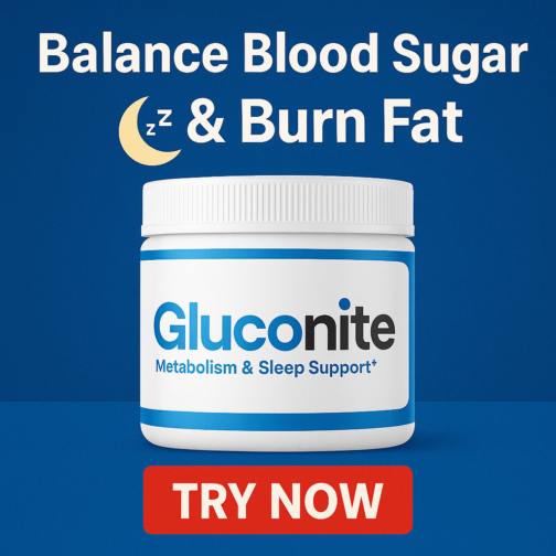 Balance Blood Sugar & Burn Fat While You Sleep with Gluconite!