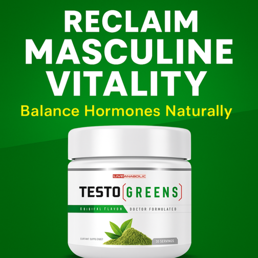 Reclaim Masculine Vitality: Balance Hormones Naturally with TestoGreens.!
