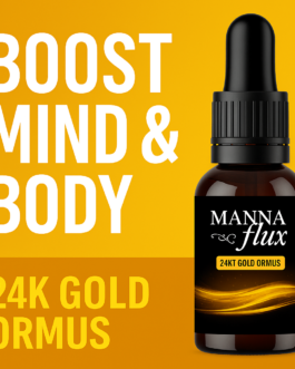 Elevate Mind and Body Naturally with MannaFlux 24kt Gold Ormus!
