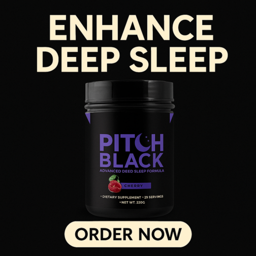Pitch Black – Naturally Enhance Deep Sleep & Morning Vitality!