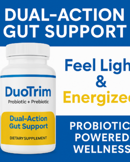 Boost Gut Health & Ignite Fat Burn Naturally with DuoTrim Dual-Action Supplement!