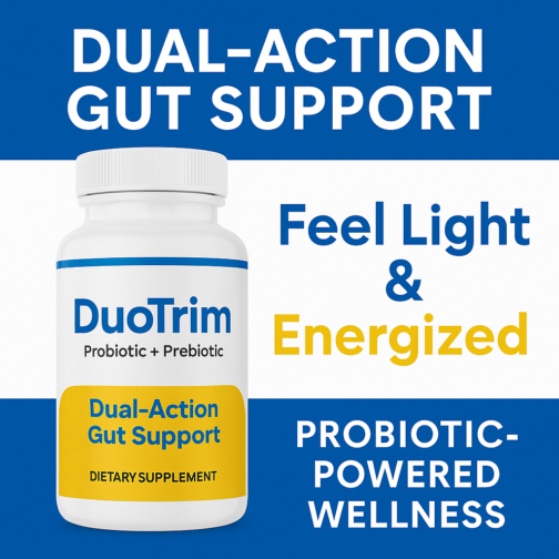 Boost Gut Health & Ignite Fat Burn Naturally with DuoTrim Dual-Action Supplement!