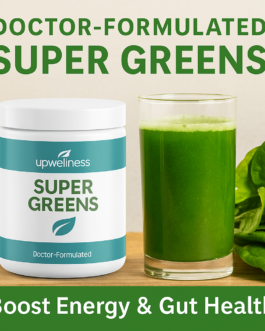 Fuel Your Day Naturally with UpWellness Super Greens Formula!