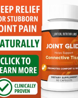 Deep Relief for Stubborn Joint Pain – Naturally with Joint Glide!