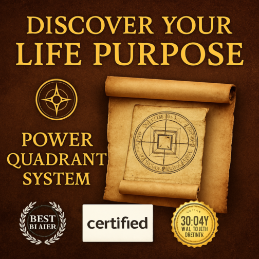 Unlock Your Life’s Purpose With the Power Quadrant System Today!