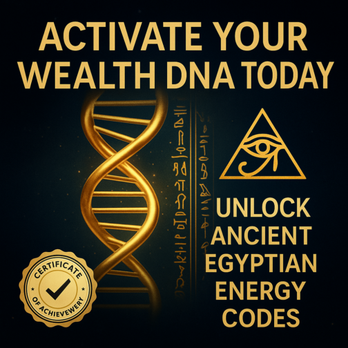 Activate Your Wealth DNA with Ancient Egyptian Energy Codes!