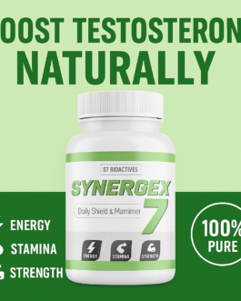 Unlock Peak Male Vitality Naturally with Synergex 7 Formula!