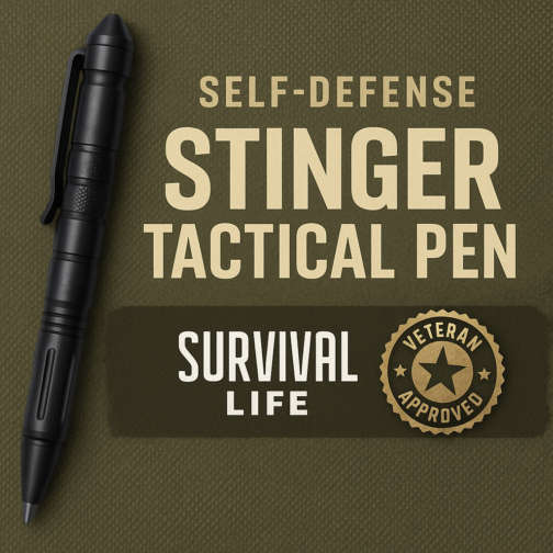 Carry the Stinger Tactical Pen for Reliable Self Defense and Writing!