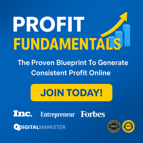 Unlock Consistent Online Profits with Profit Fundamentals!
