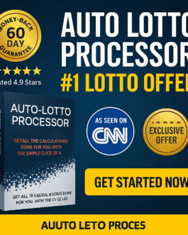 Richard Lustig’s trusted lotto software with advanced algorithm and refund!