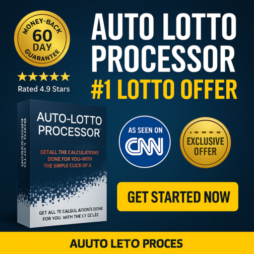 Richard Lustig’s trusted lotto software with advanced algorithm and refund!
