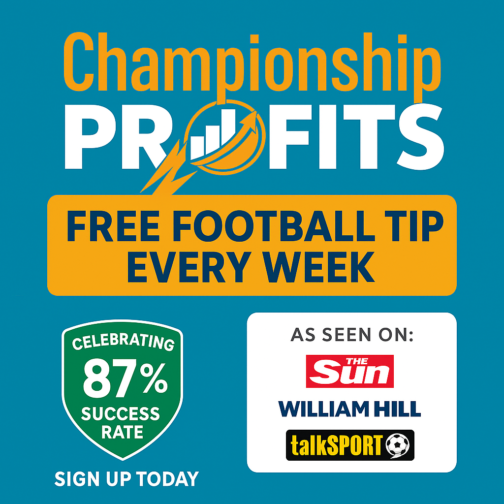 Championship Profits: Free Weekly Tips & £10k Football Guarantee!