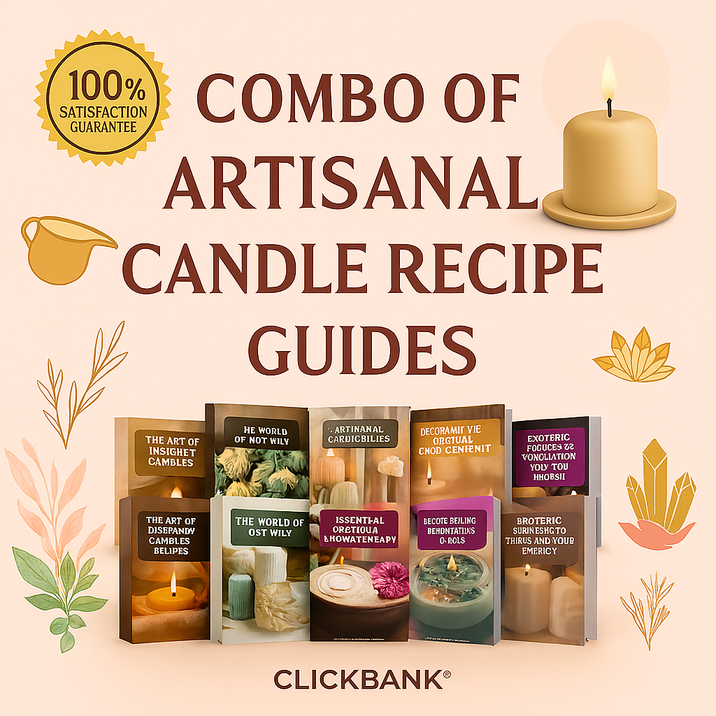Candle Recipes Combo: 150+ Recipes, Bonuses & Step-by-Step PDF Guides!