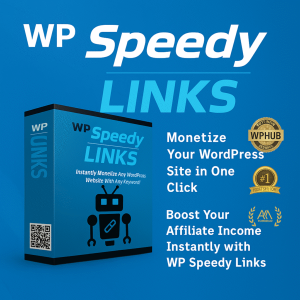 Monetize Your Entire WordPress Site in One Click with WP Speedy Links!