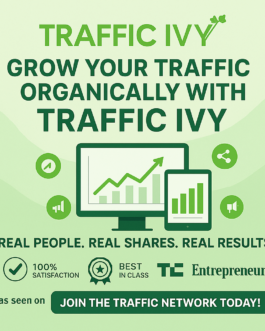 Drive Real, Trackable & Guaranteed Traffic with Traffic Ivy!