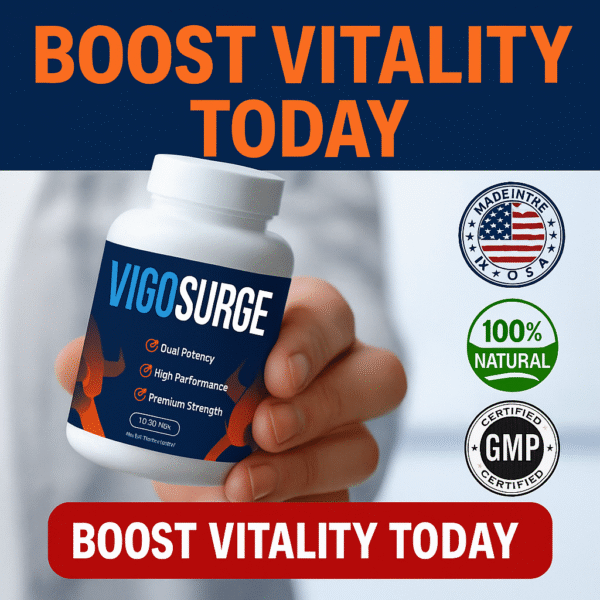 Boost Stamina and Testosterone Naturally with VigoSurge Formula!