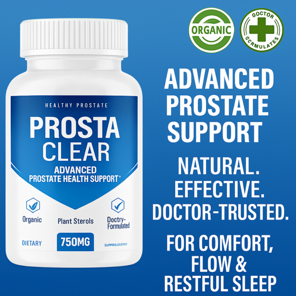 ProstaClear – Natural Prostate Support for Comfort, Flow & Sleep!