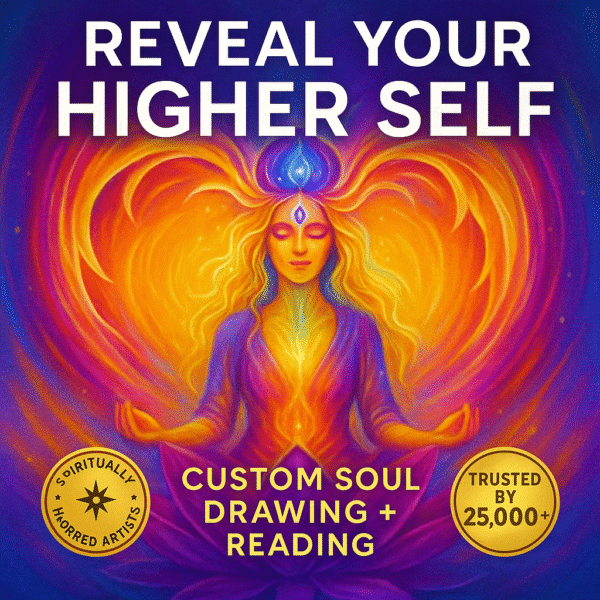Awaken Your True Self with a Personalized Higher Self Drawing!