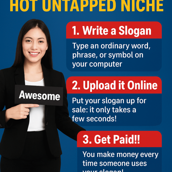 Unlock Fast Cash: Join Slogan Seller’s Profitable Slogan-Writing Niche!