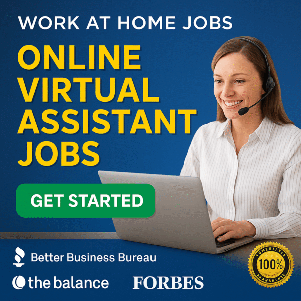 Start Real Remote Work: Online Virtual Assistant Jobs From Home!