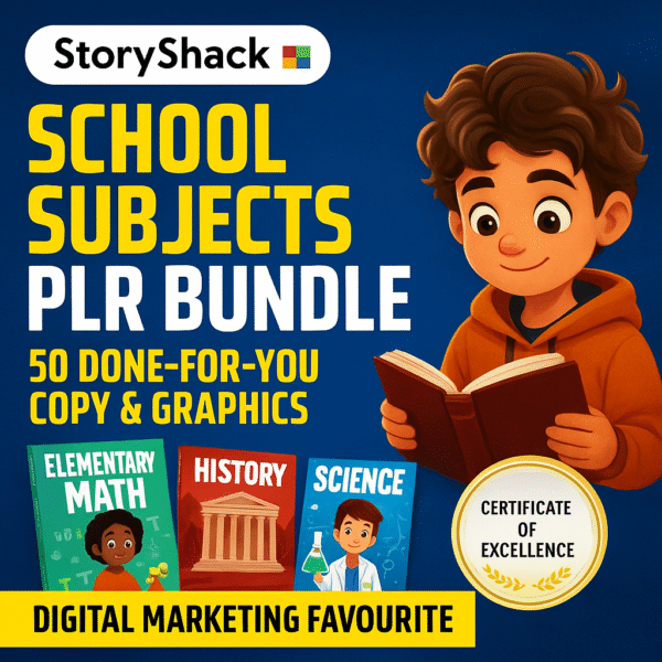 StoryShack PLR Bundle: 200+ Curriculum-Aligned Storybooks with Full PLR Rights!